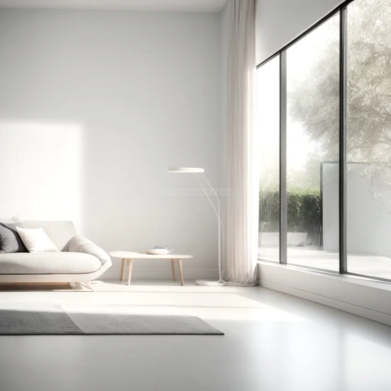 Smartes KI-Kühlgerät im modernen Wohnzimmer